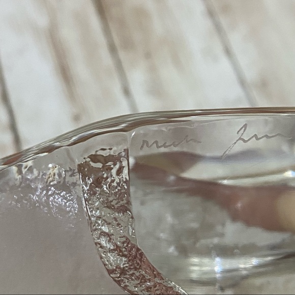 Mats Jonasson Sweden Full Lead Crystal Clear Polar Bear Signed Paperweight - Picture 10 of 12